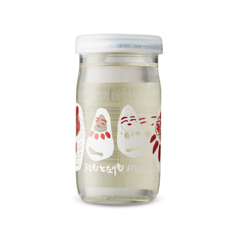 Nishinoseki Daruma Tokubetsu Junmai One Cup Sake 6-Pack( BTL 180ml)