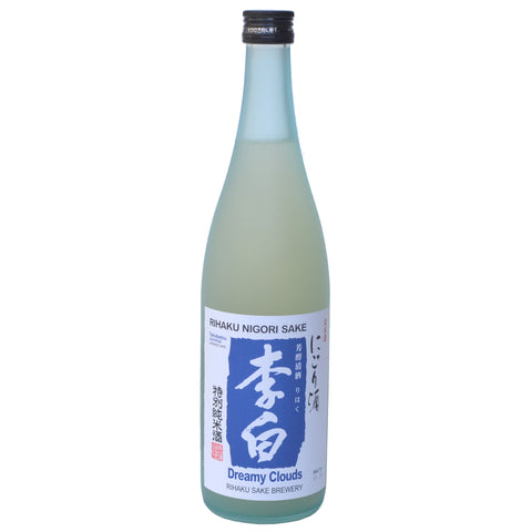 Rihaku "Dreamy Clouds" Tokubetsu Junmai Nigori Sake (BTL 720ml)
