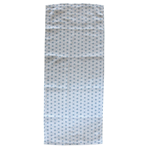 Blue Asanoha Terry Tenugui