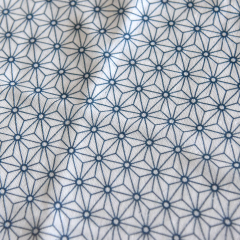 Blue Asanoha Terry Tenugui