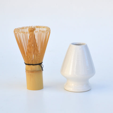 Seto Stone White Matcha Whisk Holder